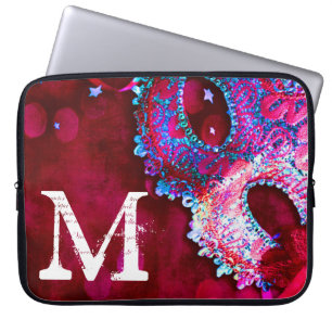 Maskerade Masker Kostuum Monogram 15" Laptop Hoesj Sleeve