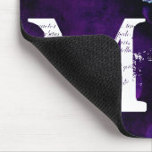 Maskerade Masker Kostuum Monogram Initiaal Muismat (Hoek)