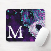 Maskerade Masker Kostuum Monogram Initiaal Muismat (Met muis)