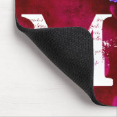 Maskerade Masker Kostuum Monogram Initiaal Muismat (Hoek)