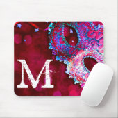 Maskerade Masker Kostuum Monogram Initiaal Muismat (Met muis)