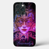 Maskerade masker Victoriaans elegante gothic zwart Case-Mate iPhone Case (Achterkant)