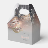 Maskerade Maskers Sweet Zestien Roos Goud ID1032 Bedankdoosjes (Voorkant Zijde)