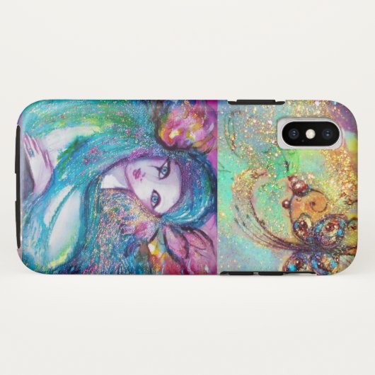 MASKERADE/MASKJE IN BLAUW Case-Mate iPhone CASE (Achterkant (horizontaal))