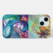 MASKERADE/MASKJE IN BLAUW Case-Mate iPhone CASE (Achterkant (horizontaal))