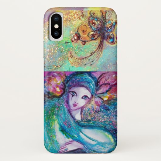 MASKERADE/MASKJE IN BLAUW Case-Mate iPhone CASE (Achterkant)