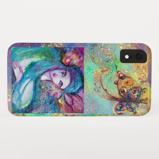 MASKERADE/MASKJE IN BLAUW Case-Mate iPhone CASE (Achterkant (horizontaal))