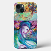 MASKERADE/MASKJE IN BLAUW Case-Mate iPhone CASE (Achterkant)