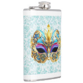 Maskerade met de gouden versieringen heupfles (Rechts)