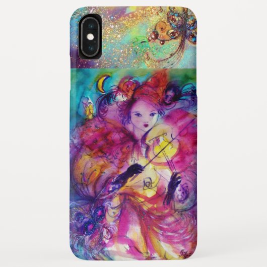 MASKERADE NACHT VIOLIST ,OWL Venetiaanse Carnaval Case-Mate iPhone Case (Achterkant)