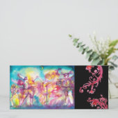 MASKERADE PARTIJ, Mardi Gras Maskers, Dance, Muzie (Staand voorkant)