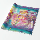 MASKERADE PARTIJ, Mardi Gras Maskers, Dance, Muzie Cadeaupapier (Uitgerold)