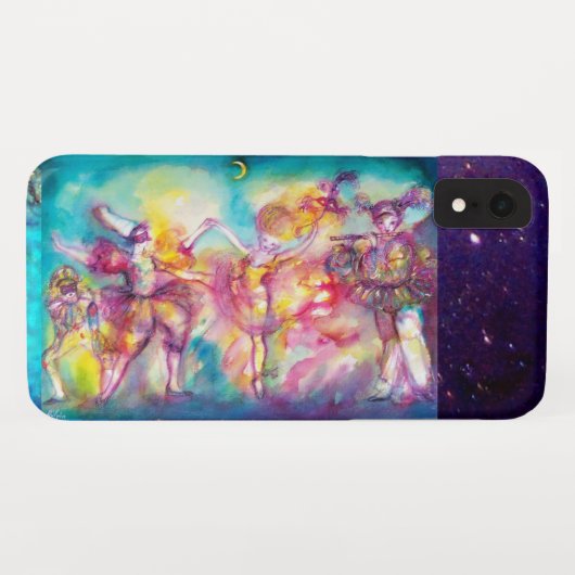 MASKERADE PARTIJ, Mardi Gras Maskers, Dance, Muzie Case-Mate iPhone Case (Achterkant (horizontaal))
