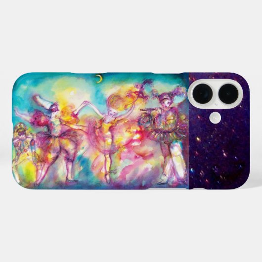 MASKERADE PARTIJ, Mardi Gras Maskers, Dance, Muzie Case-Mate iPhone Case (Achterkant (horizontaal))