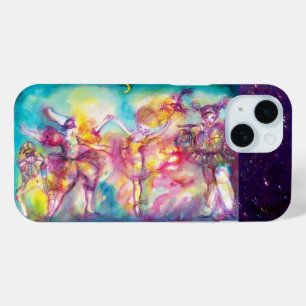 MASKERADE PARTIJ, Mardi Gras Maskers, Dance, Muzie iPhone 15 Case