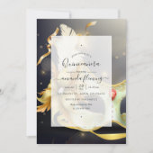 Maskerade Quinceañera Uitnodiging (Voorkant)