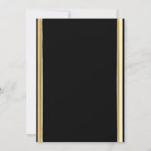 Maskerade thema carnaval blauw goud blauwgroen mas kaart (Achterkant)