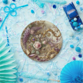 Maskerade Tuin Romantiek | BellaVille Bruidsmode Papieren Bordje (Feest)