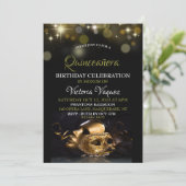 Maskerade Uitnodiging (Staand voorkant)