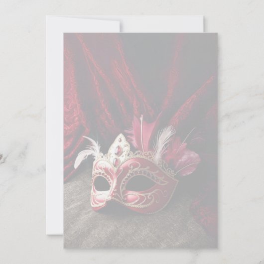 Maskerade Uitnodiging (Achterkant)