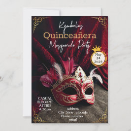 Maskerade uitnodiging