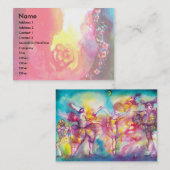 Maskerade, Venetiaanse Maskers ,Dans ,Muziek, Thea Visitekaartje (Voorkant / Achterkant)