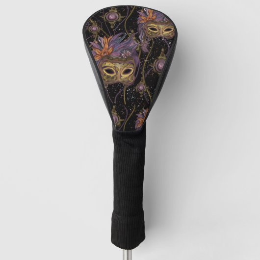 MASKERADE VENETIË KUNST GOLFHEADCOVER (Voorkant)
