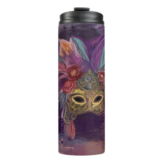 MASKERADE VENETIË KUNST THERMOSBEKER (Voorkant)