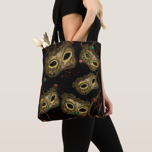 MASKERADE VENETIË KUNST TOTE BAG (Dichtbij)