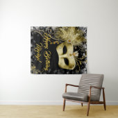 Maskerade Verjaardagsfeest Achtergrond Wandkleed (In Situ (horizontaal))