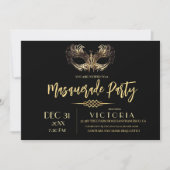 Maskerade Verjaardagsfeest Kaart (Voorkant)