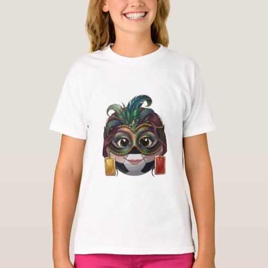 Maskerade Voetbal T-shirt (Voorkant)