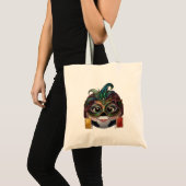 Maskerade Voetbal Tote Bag (Voorkant (product))