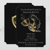 Maskeradebal Kaart (Voorkant / Achterkant)