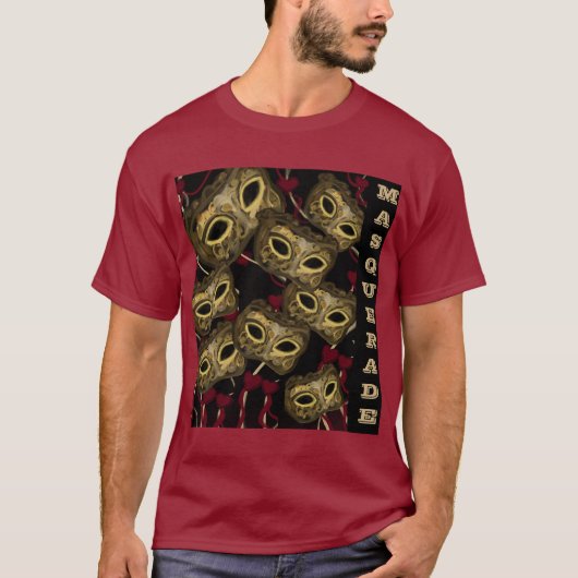 MASKERADEKUNST T-SHIRT (Voorkant)