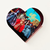 MASKERASMASSA VAN DE ANTIEK VENETISCHE POPPETS NOTITIEBOEK (Achterkant)