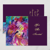 MASKERBAL FEestJE Kaart (Voorkant / Achterkant)