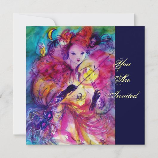 MASKERBAL FEESTJE KAART (Voorkant)