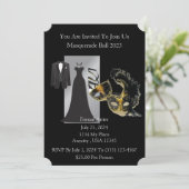 Maskerbal Kaart (Staand voorkant)