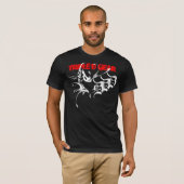 maskerDDD, driedubbele D-versnelling T-shirt (Voorkant volledig)
