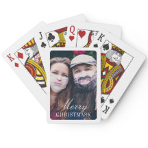 Maskerfoto Kerstkaarten gepersonaliseerd