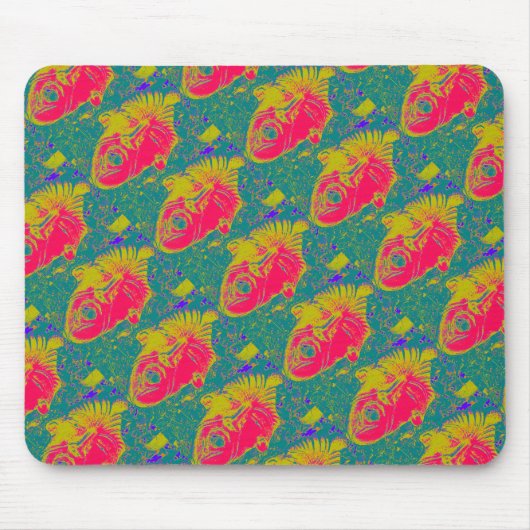maskerpatroon mousepad muismat (Voorkant)