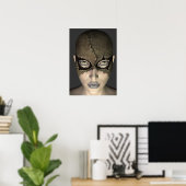 maskerposter poster (Thuiskantoor)