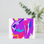 Maskerpulous vice virtueel Novel Bat Briefkaart (Staand voorkant)