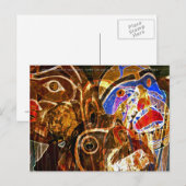 maskers briefkaart (Voorkant / Achterkant)