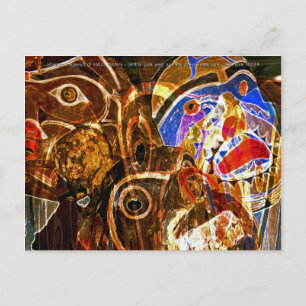 maskers briefkaart