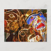 maskers briefkaart (Voorkant)