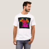 Maskers door fractals t-shirt (Voorkant volledig)
