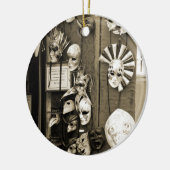 Maskers in Veneza Keramisch Ornament (Links)