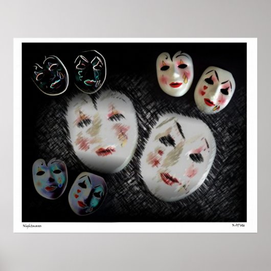 Maskers Mask Art Poster (Voorkant)